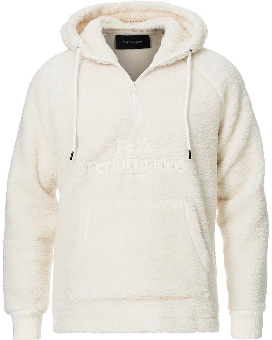 Homme | Pulls Et Tricots | Peak Performance | Original Pile Zip Hood Off white