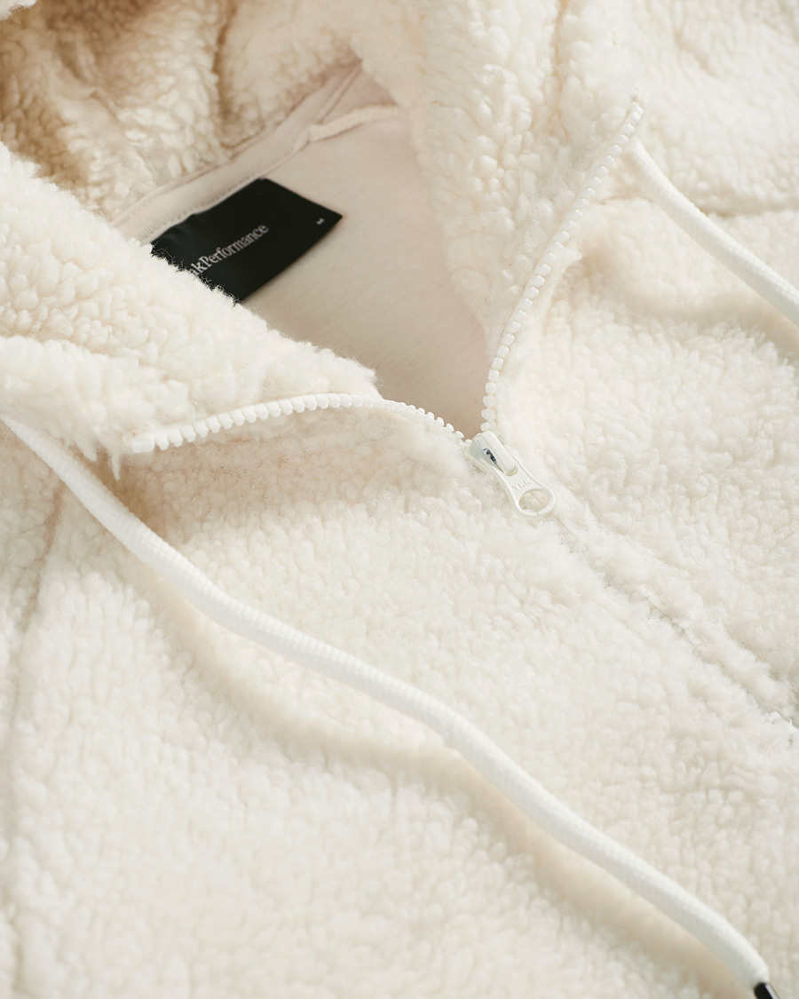 Homme | Pulls Et Tricots | Peak Performance | Original Pile Zip Hood Off white