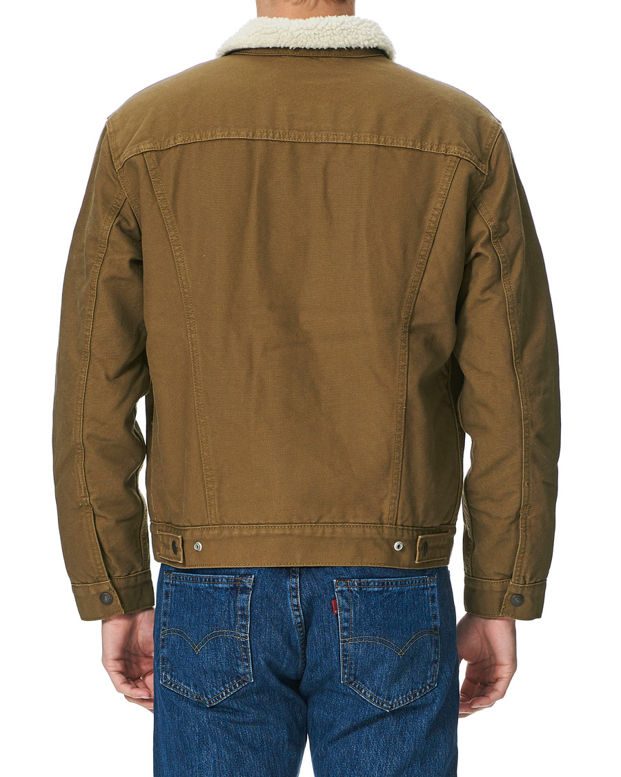 Homme | Manteaux Et Vestes | Levi's | Type III Sherpa Trucker Cougar Canvas
