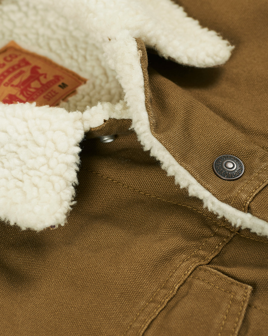 Homme | Manteaux Et Vestes | Levi's | Type III Sherpa Trucker Cougar Canvas