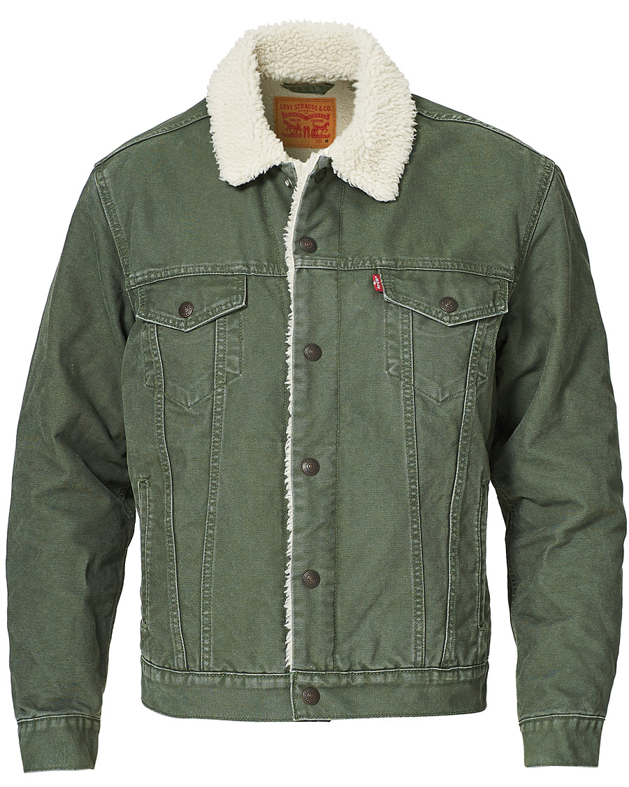 Homme | Manteaux Et Vestes | Levi's | Type III Sherpa Trucker Thyme