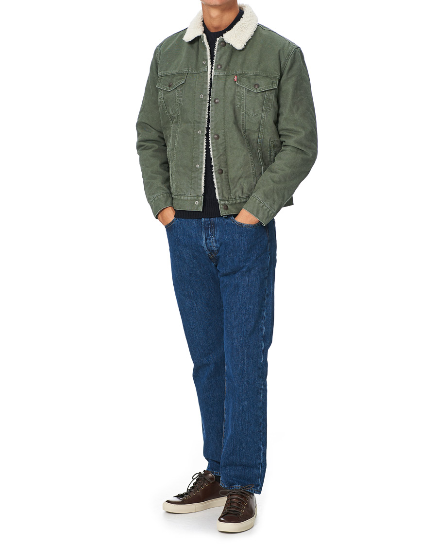 Homme | Manteaux Et Vestes | Levi's | Type III Sherpa Trucker Thyme