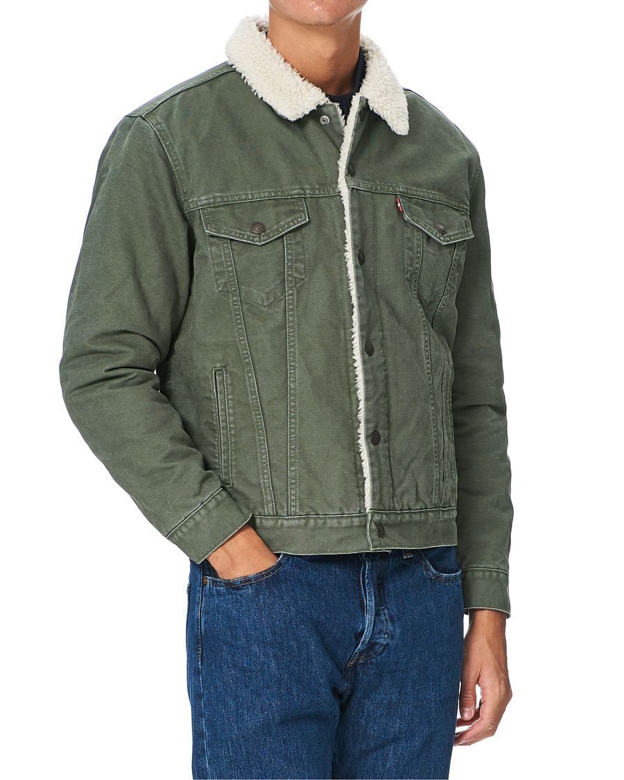 Homme | Manteaux Et Vestes | Levi's | Type III Sherpa Trucker Thyme