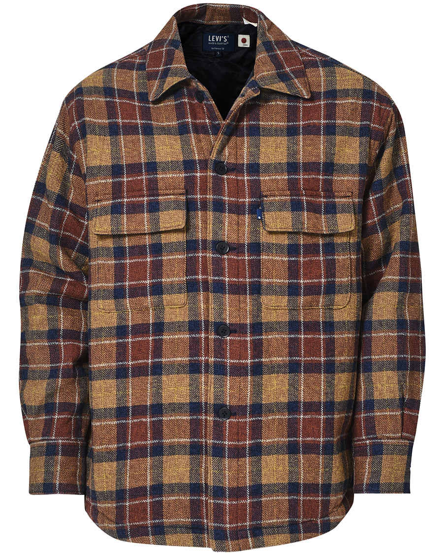 Homme | Manteaux Et Vestes | Levi's Made & Crafted | Padded Overshirt Plaid Moj