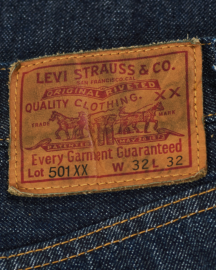 Homme | Jeans | Levi's Vintage Clothing | 1947 Straight Slim Fit 501 Selvedge Jeans New Rinse