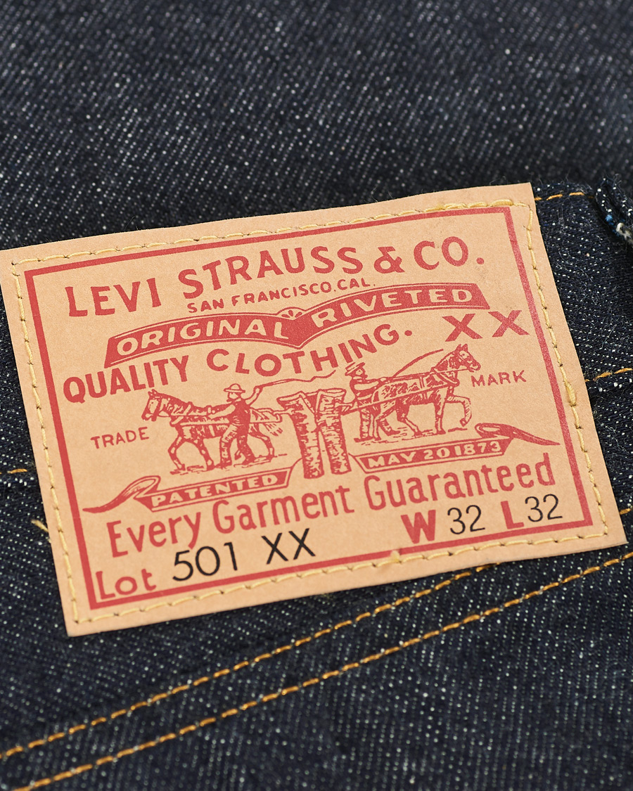 Homme | Jeans | Levi's Vintage Clothing | 1955 Straight Loose Fit 501 Selvedge Jeans Rigid
