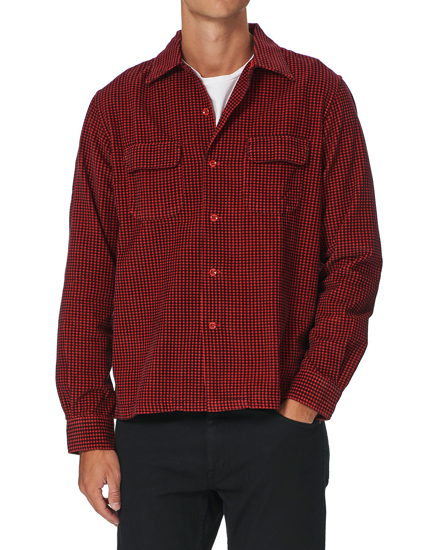 Homme | Chemises | Levi's Vintage Clothing | Deluxe Check Shirt Dogtooth Red