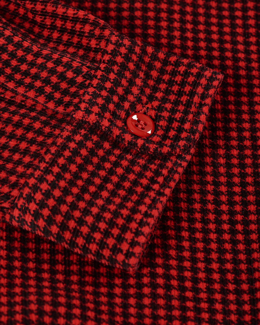 Homme | Chemises | Levi's Vintage Clothing | Deluxe Check Shirt Dogtooth Red
