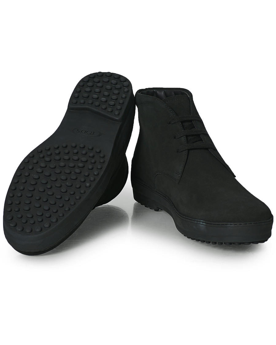 Homme | Tod's Winter Gommini Boots Black Suede | Tod's | Winter Gommini Boots Black Suede