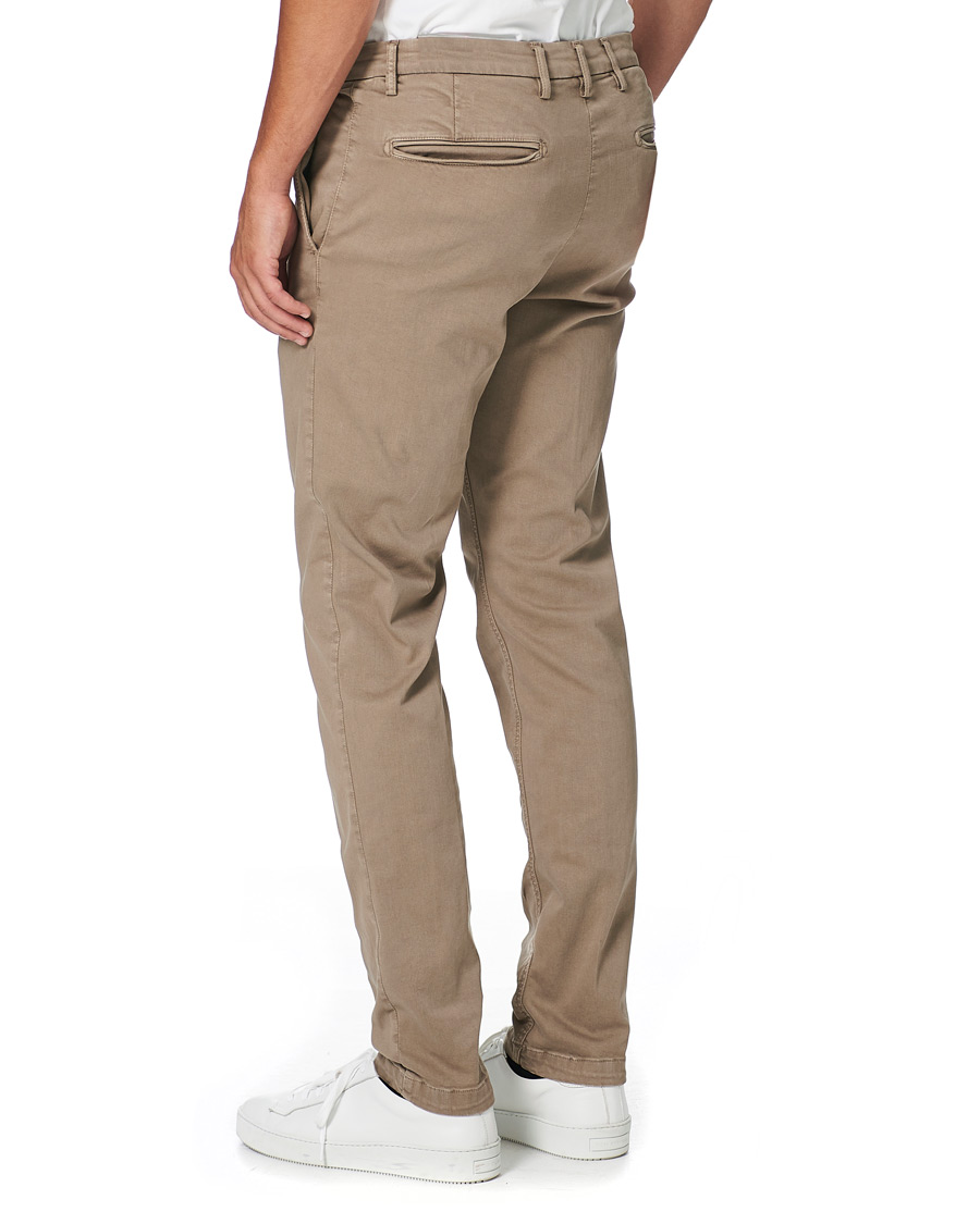 Heren | Broeken | Replay | Benni Hyperflex X-Lite Chinos Walnut