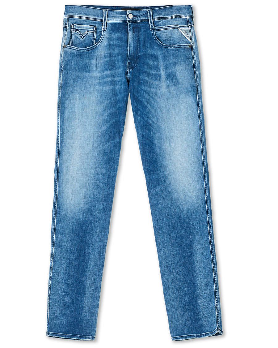 Homme | Jeans | Replay | Anbass Hyperflex Re-Used Jeans Light Blue