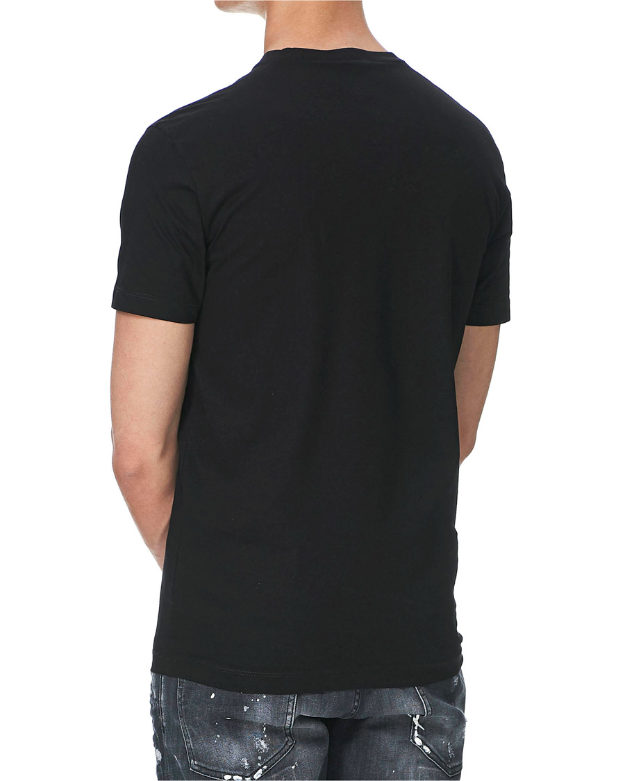 Heren | T-shirts | Dsquared2 | Mini D2 Leaf Tee Black