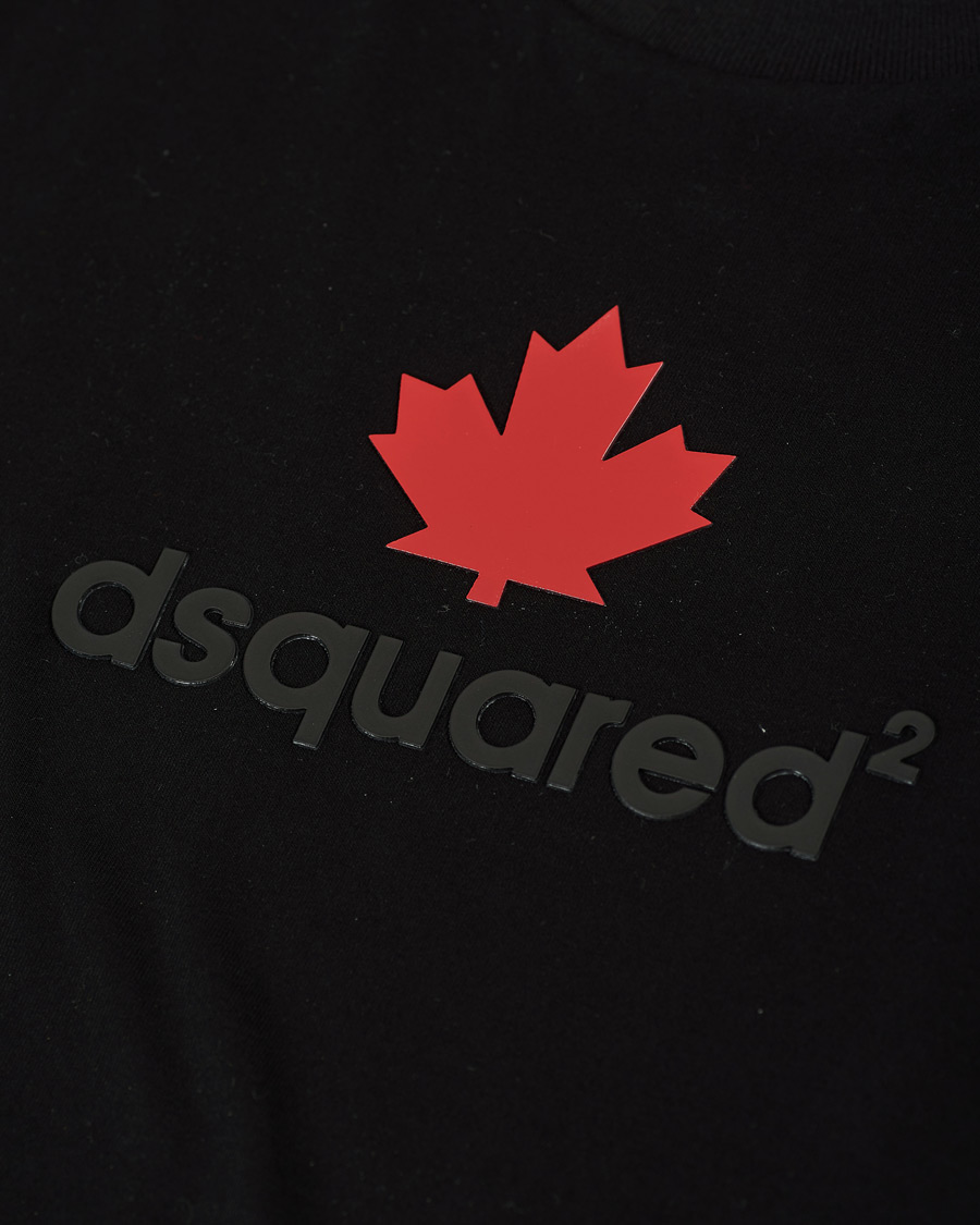 Heren | T-shirts | Dsquared2 | Mini D2 Leaf Tee Black