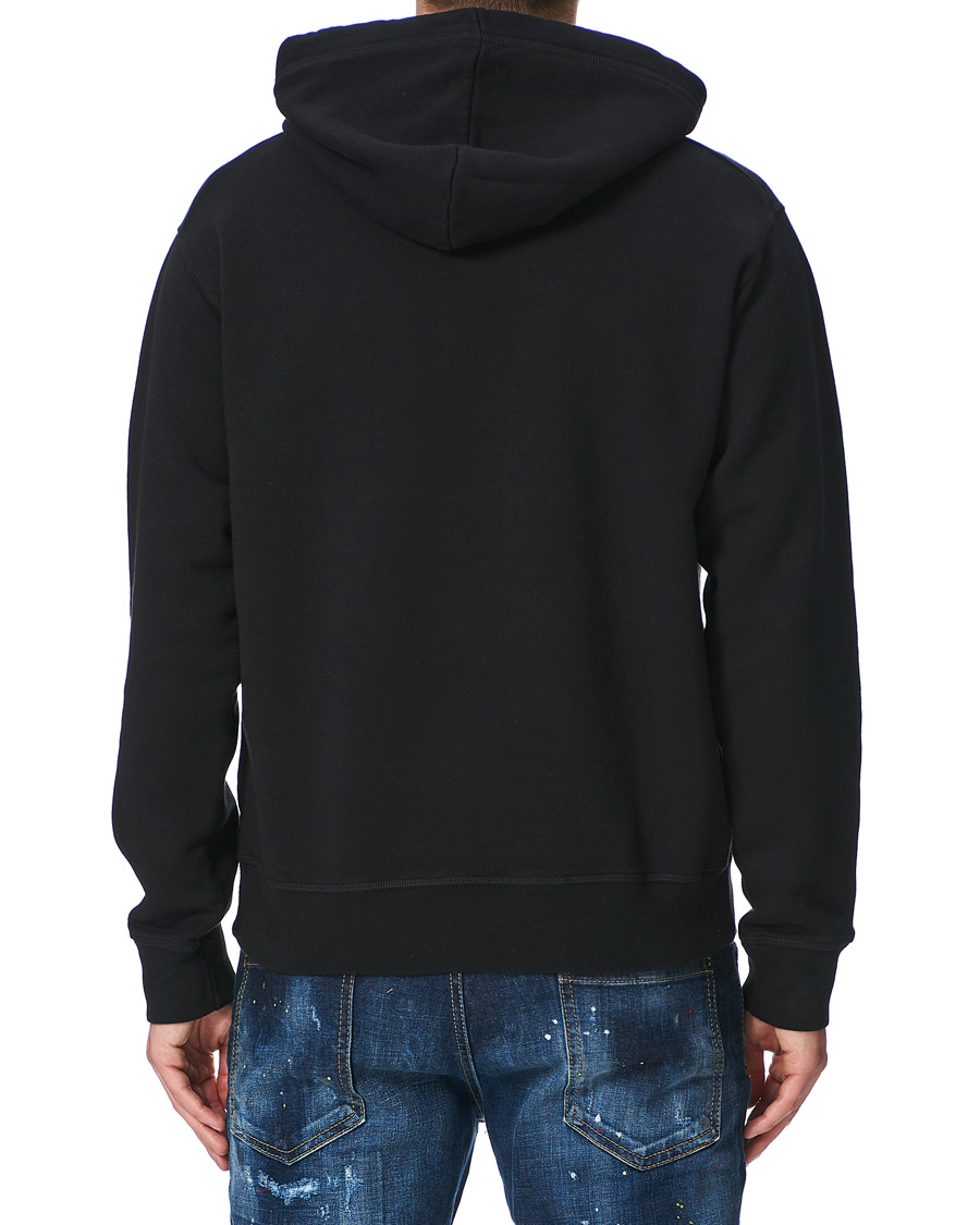 Homme | Pulls Et Tricots | Dsquared2 | Mini D2 Leaf Hoodie Black