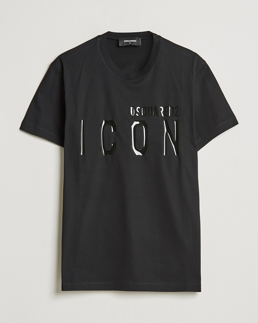 Homme | T-shirts | Dsquared2 | Icon Tonal Logo Tee Black