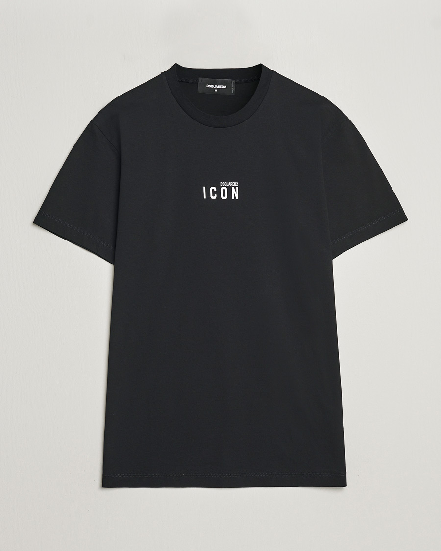 Homme | T-shirts | Dsquared2 | Icon Small Logo Crew Neck T-Shirt Black