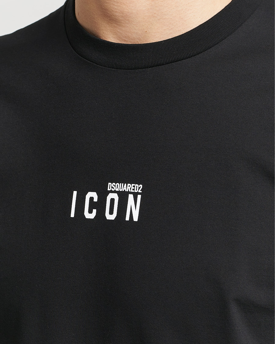 Homme | T-shirts | Dsquared2 | Icon Small Logo Crew Neck T-Shirt Black
