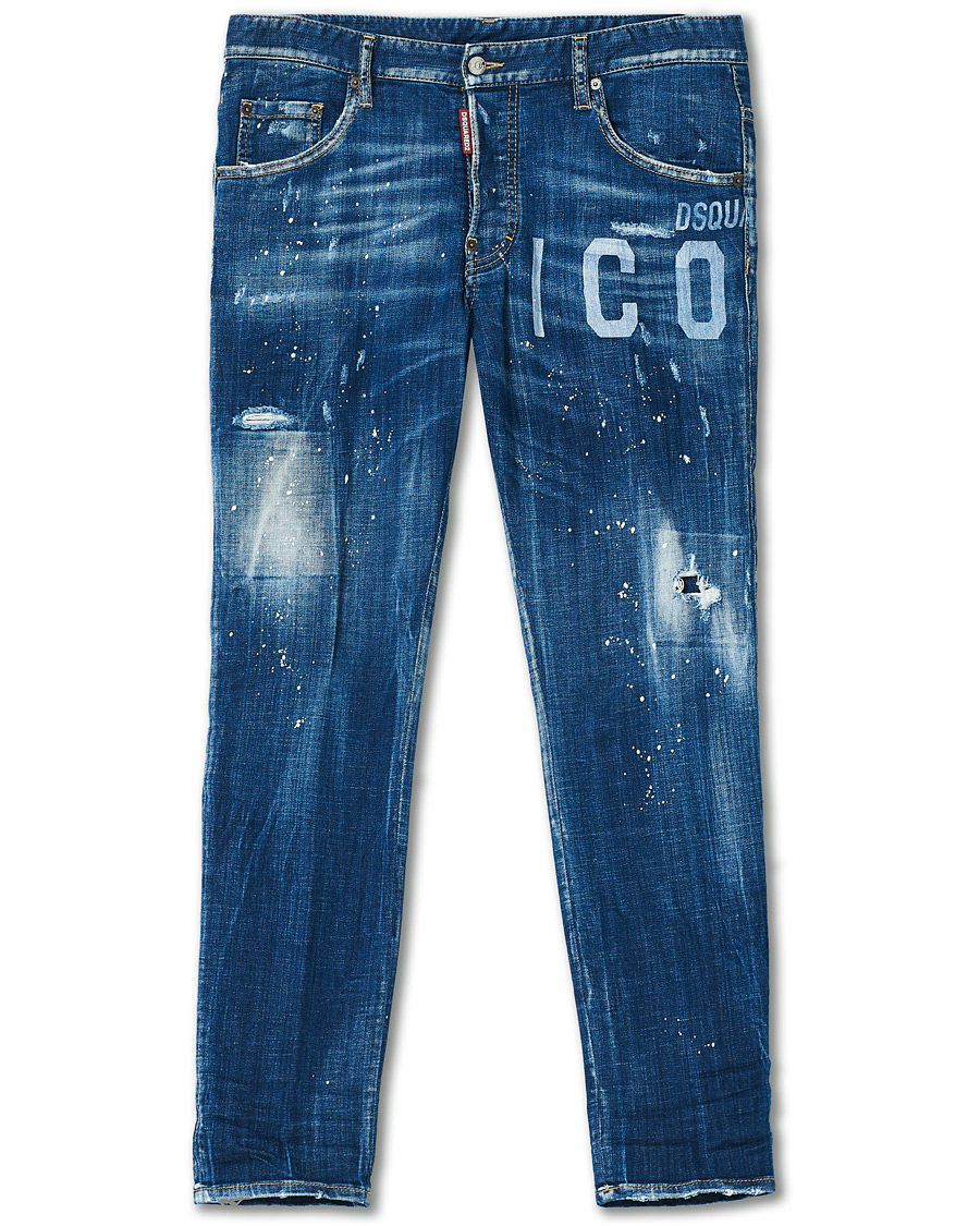 Homme | Jeans | Dsquared2 | Icon Skater Jeans Blue Wash