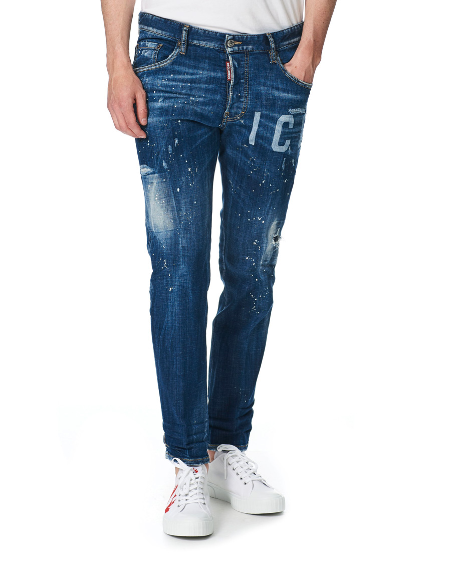 Homme | Jeans | Dsquared2 | Icon Skater Jeans Blue Wash