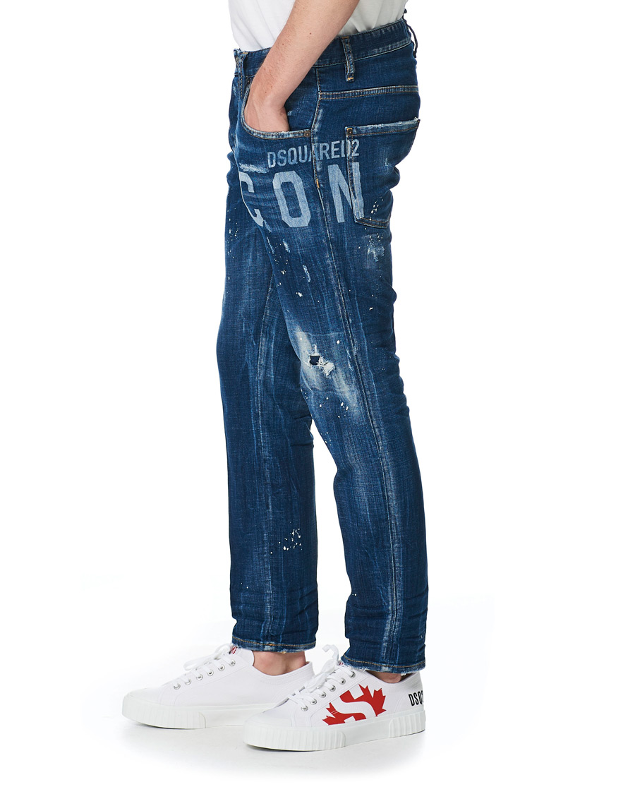 Homme | Jeans | Dsquared2 | Icon Skater Jeans Blue Wash