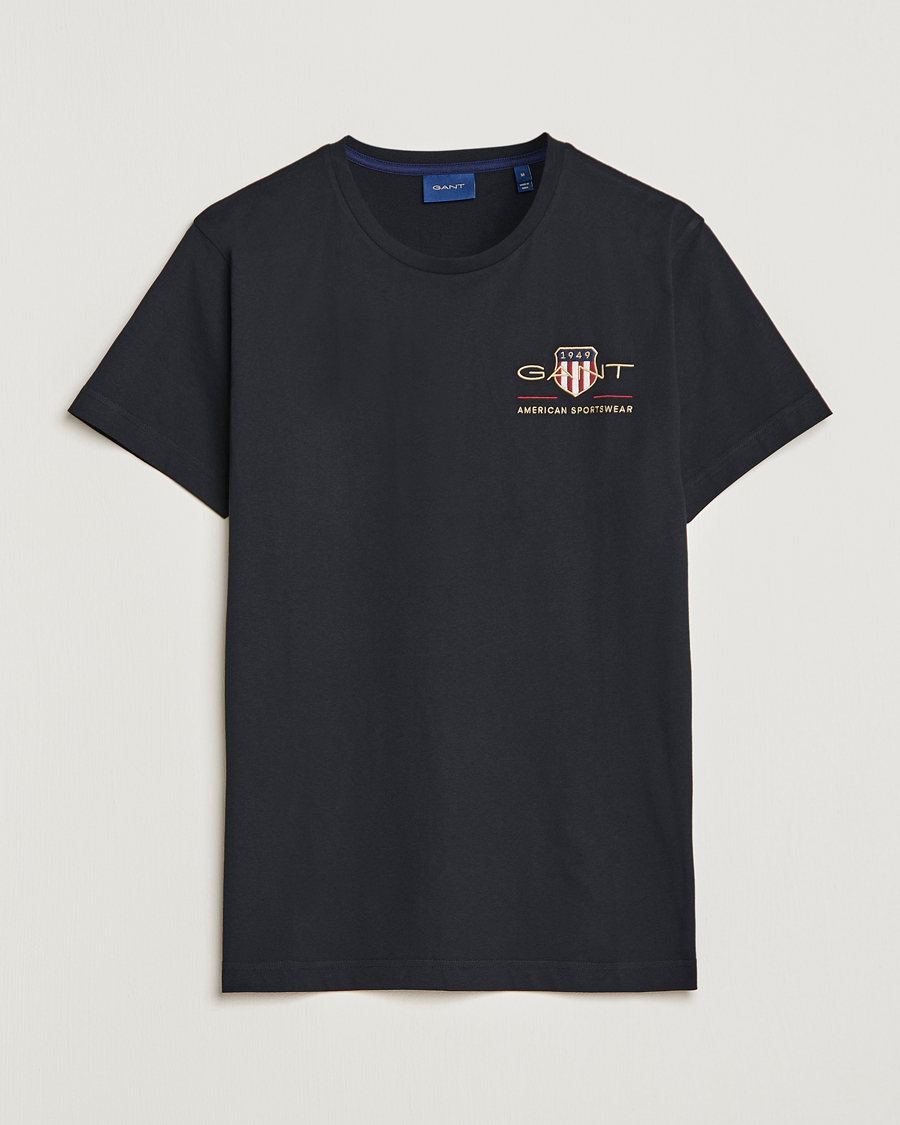Heren | T-shirts | GANT | Archive Shield Logo Crew Neck Tee Black