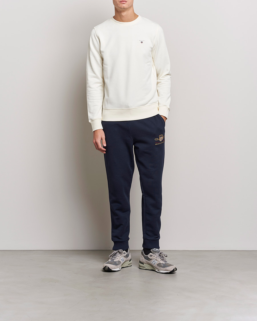 Heren | Broeken | GANT | Archive Shield Sweatpants Evening Blue