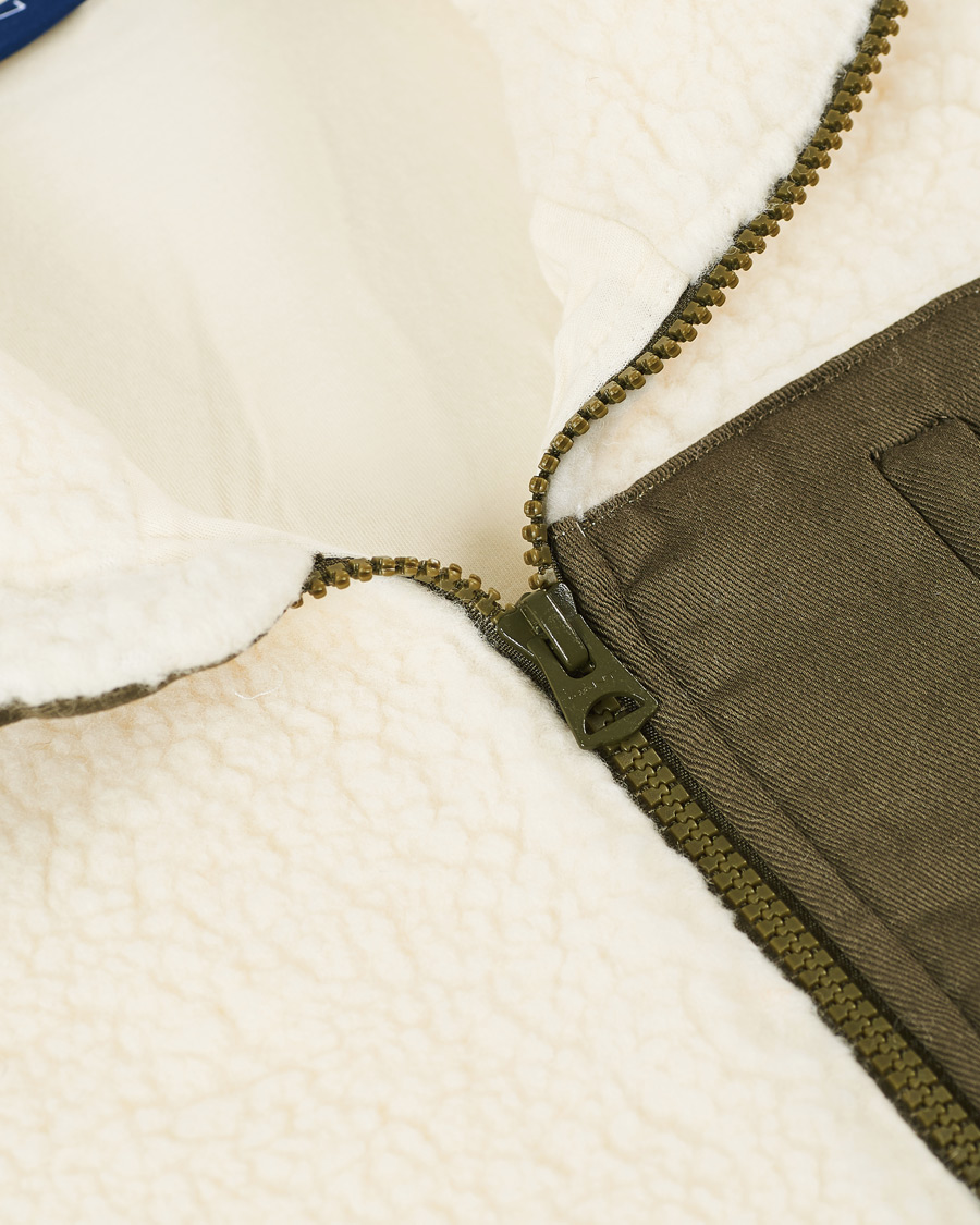 Homme | Pulls Et Tricots | GANT | Fleece Full Zip Jacket Cream