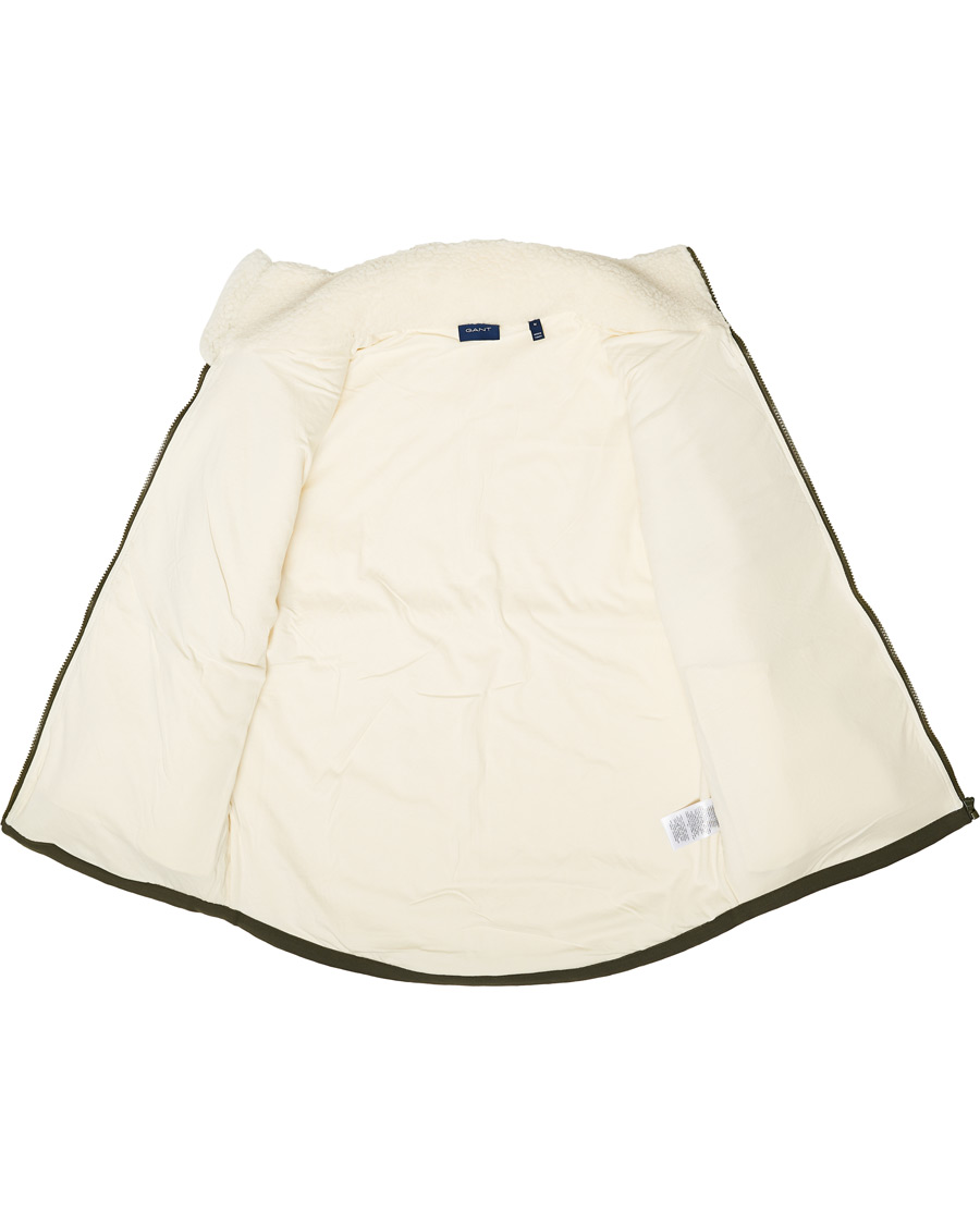 Homme | Pulls Et Tricots | GANT | Fleece Full Zip Jacket Cream
