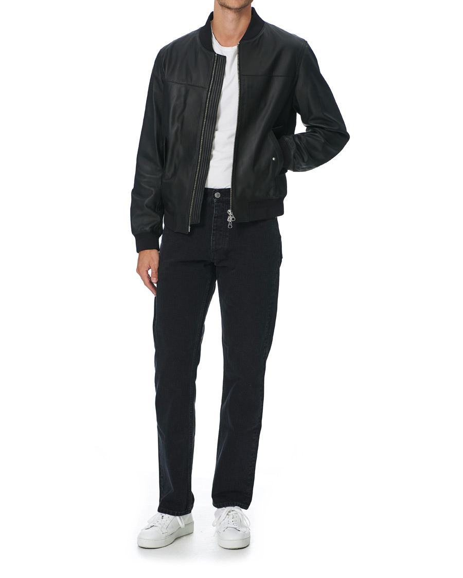 Homme | Manteaux Et Vestes | GANT | Light Leather Jacket Black