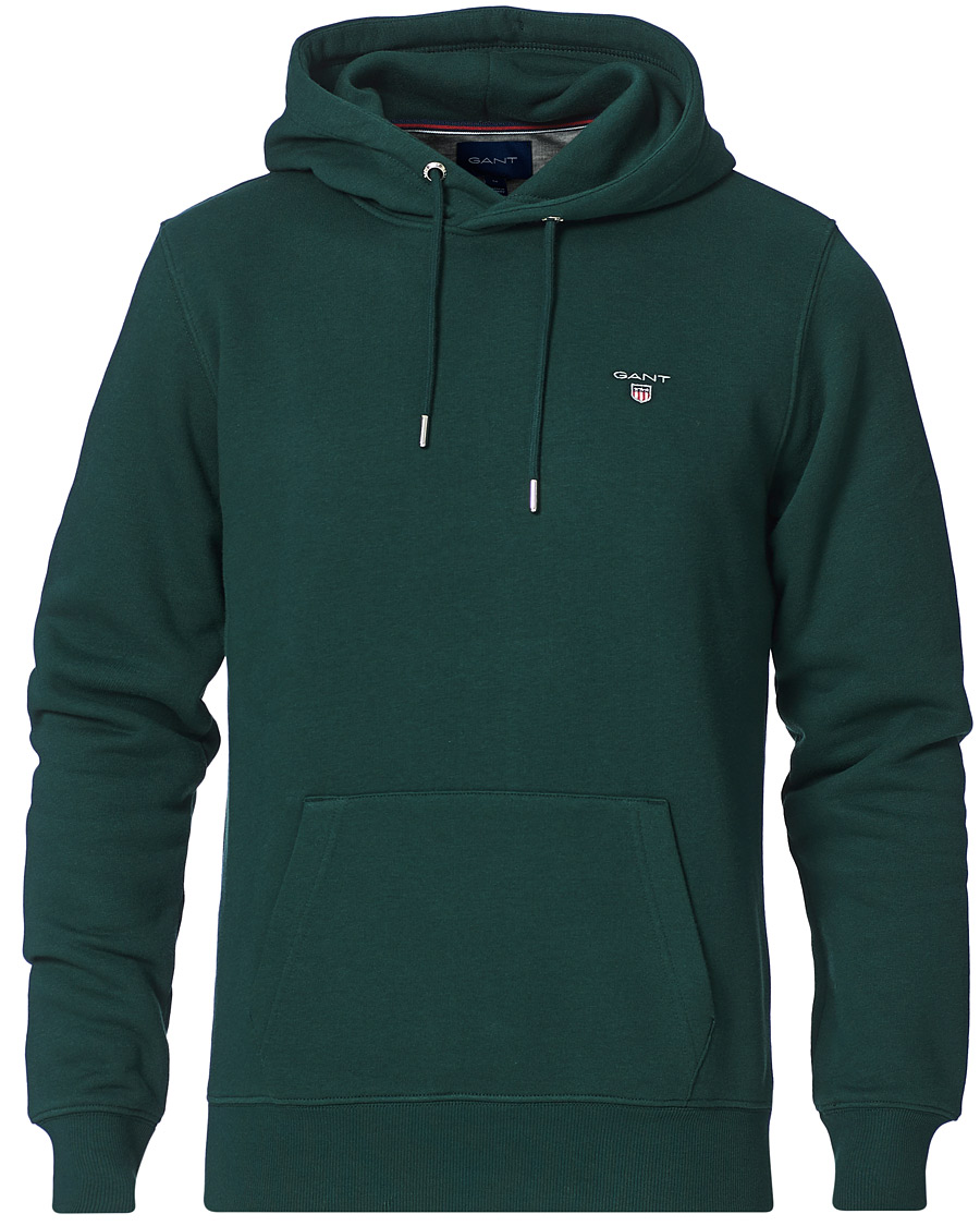 Heren | Truien | GANT | Original Hoodie Tartan Green