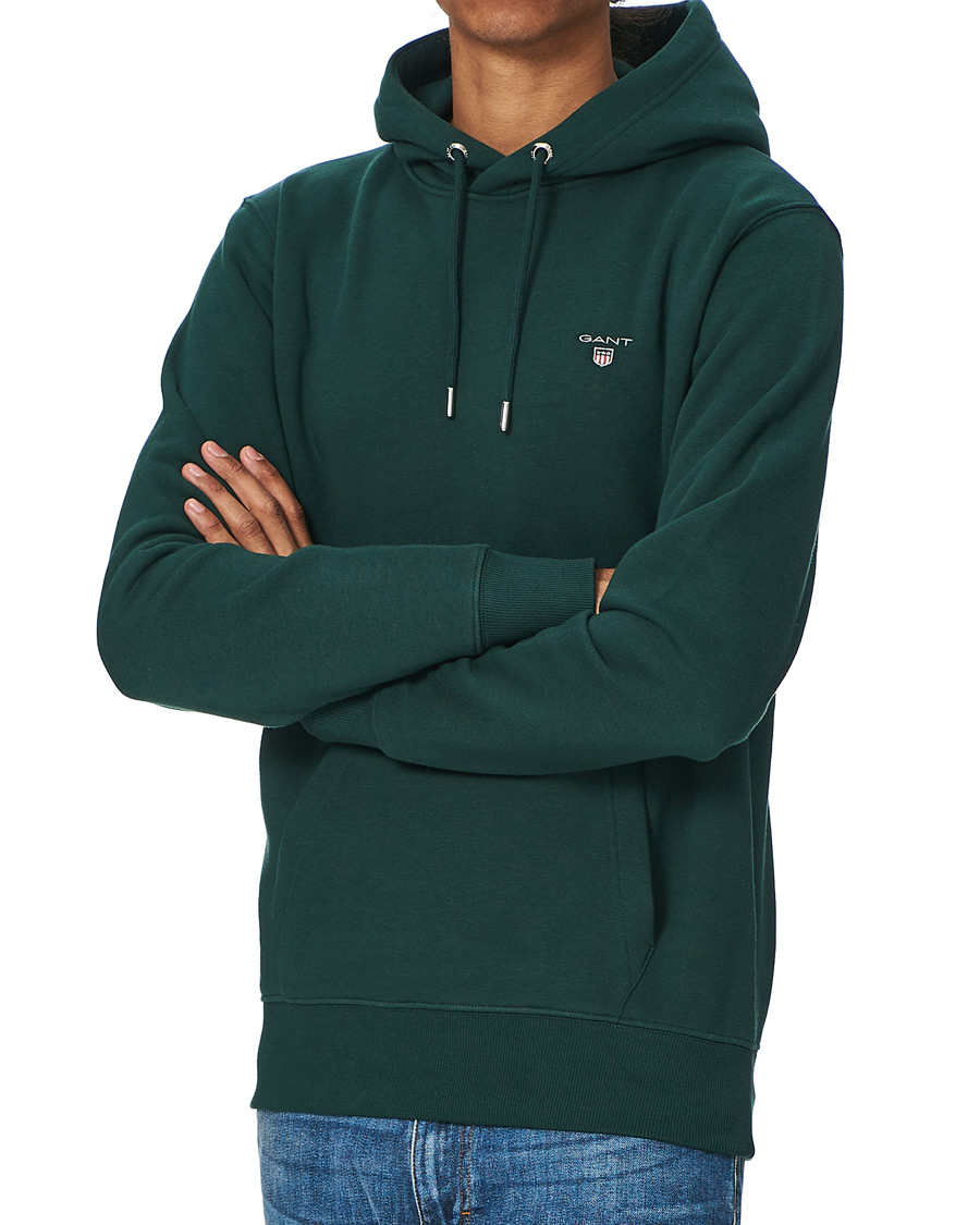 Heren | Truien | GANT | Original Hoodie Tartan Green
