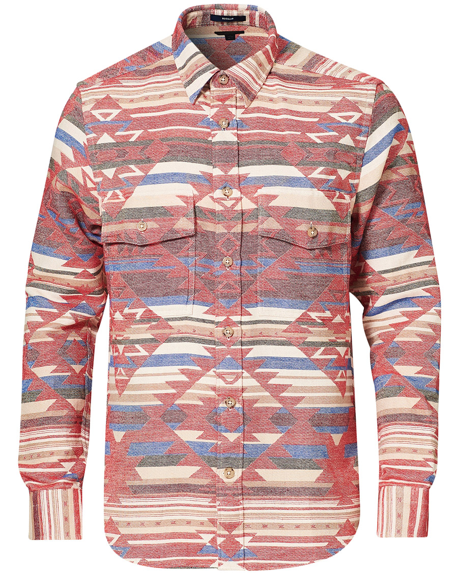 Heren | Overhemden | GANT | Regular Fit Geometric Jacquard Shirt Multi