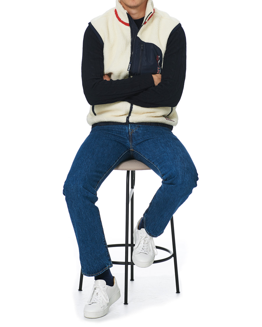 Homme | Manteaux Et Vestes | GANT | Sherpa Fleece Vest Off White