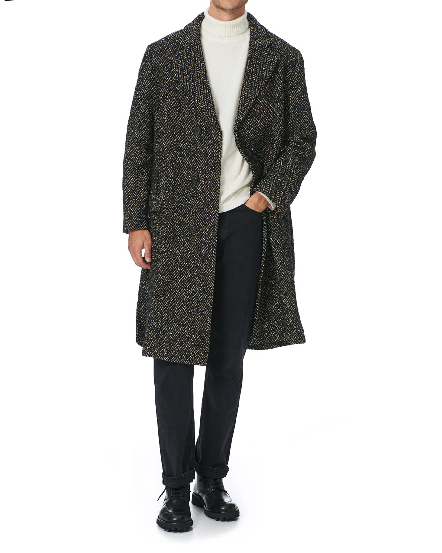 Homme | Manteaux Et Vestes | GANT | The Herringbone Coat Black