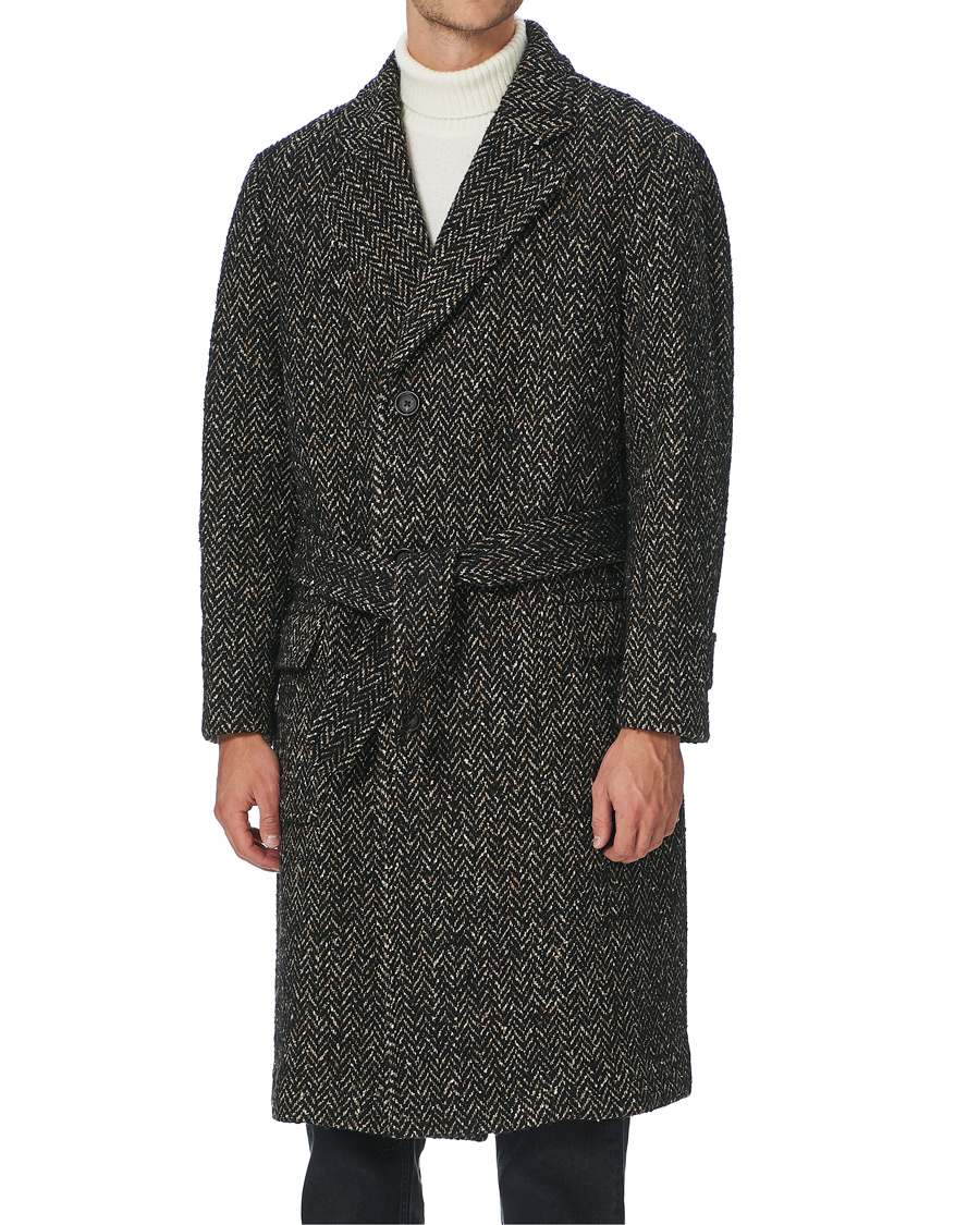 Homme | Manteaux Et Vestes | GANT | The Herringbone Coat Black
