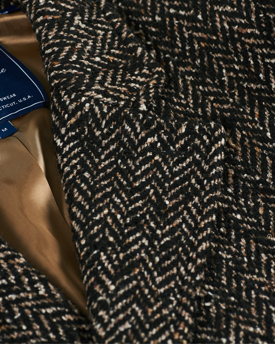 Homme | Manteaux Et Vestes | GANT | The Herringbone Coat Black
