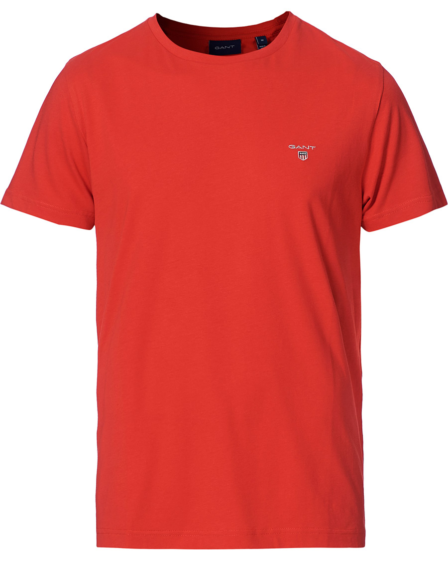 Homme | T-shirts | GANT | The Original Tee Bright Red