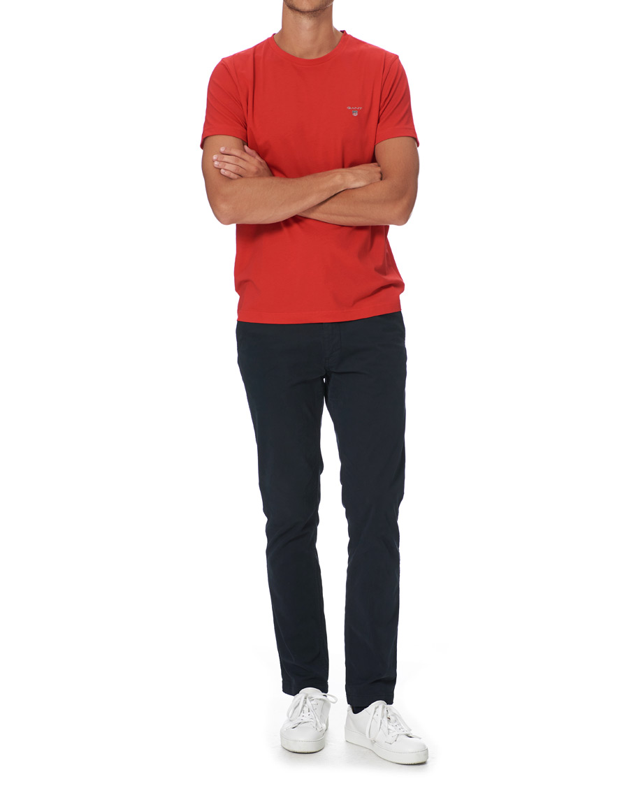 Homme | T-shirts | GANT | The Original Tee Bright Red