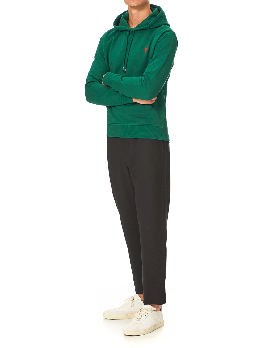 Homme | Pulls Et Tricots | AMI | Heart Logo Hoodie Green