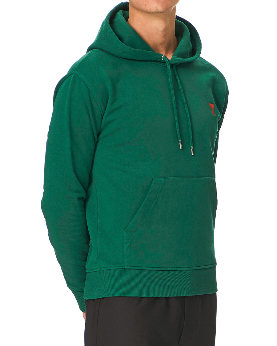 Homme | Pulls Et Tricots | AMI | Heart Logo Hoodie Green