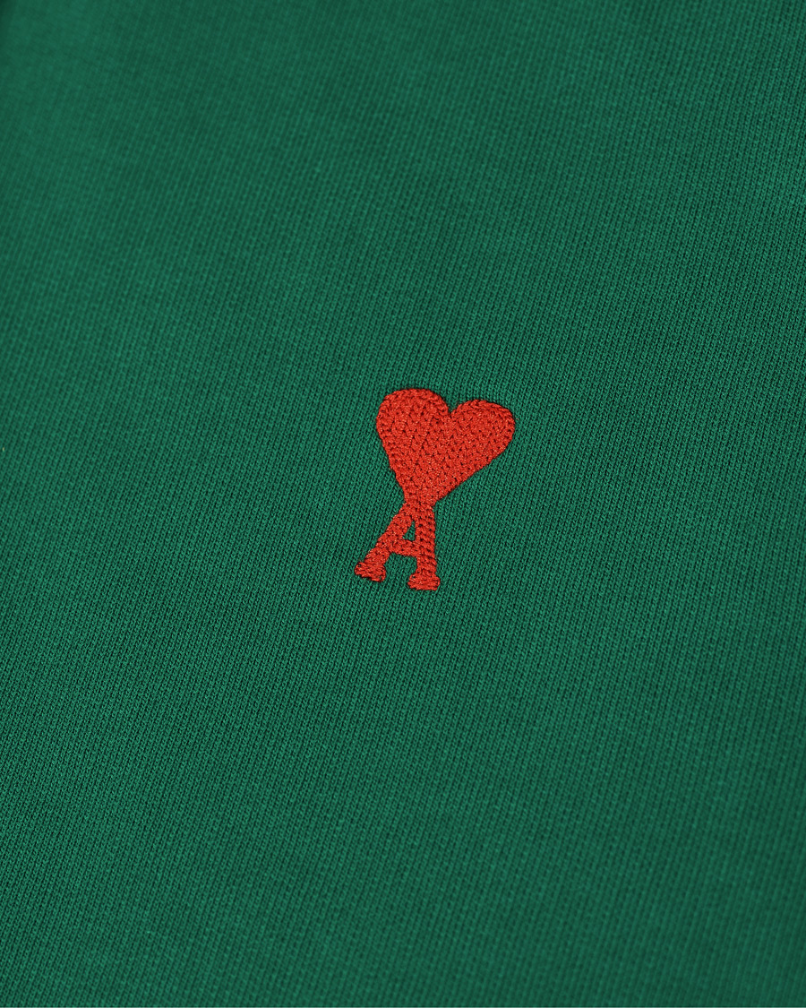 Homme | Pulls Et Tricots | AMI | Heart Logo Hoodie Green