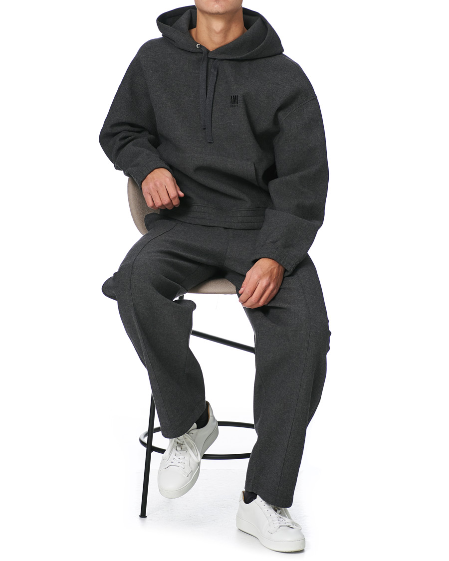 Homme | Pantalons | AMI | Oversize Joggers Dark Grey Melange