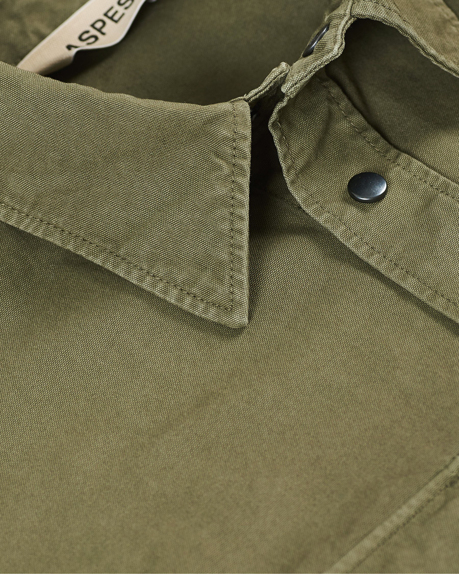 Heren | Overhemden | Aspesi | Hercules Cotton Overshirt Light Military