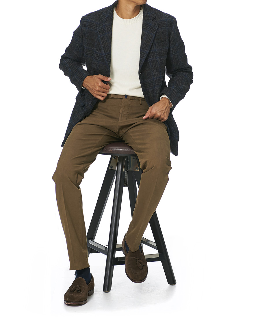 Homme | Blazers | Aspesi | Kuki Tweed Blazer Grey Check