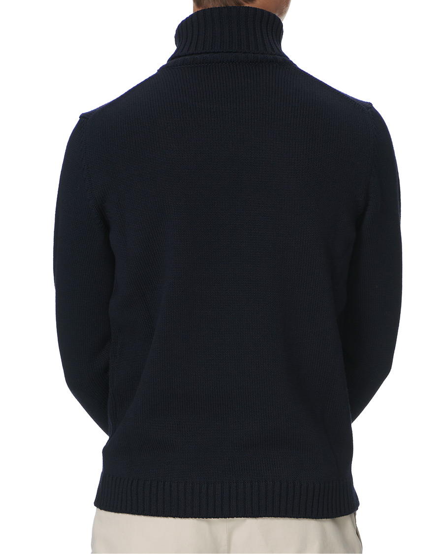 Heren | Truien | Zanone | Virgin Merino Wool Rollneck Navy