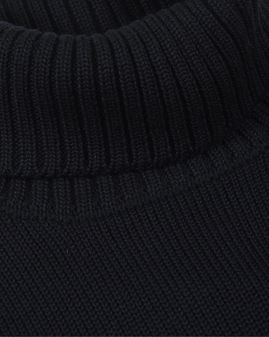 Heren | Truien | Zanone | Virgin Merino Wool Rollneck Navy