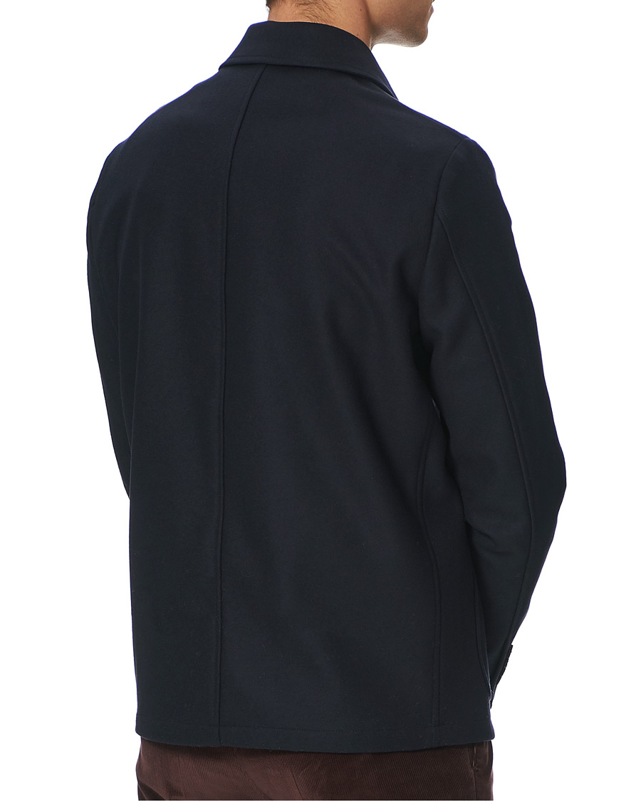Homme | Manteaux Et Vestes | Slowear | Cashmere Blend Shirt Jacket Navy
