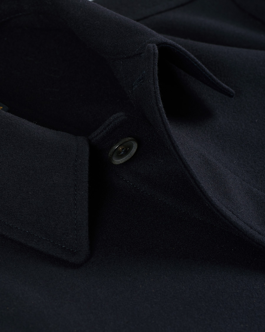 Homme | Manteaux Et Vestes | Slowear | Cashmere Blend Shirt Jacket Navy