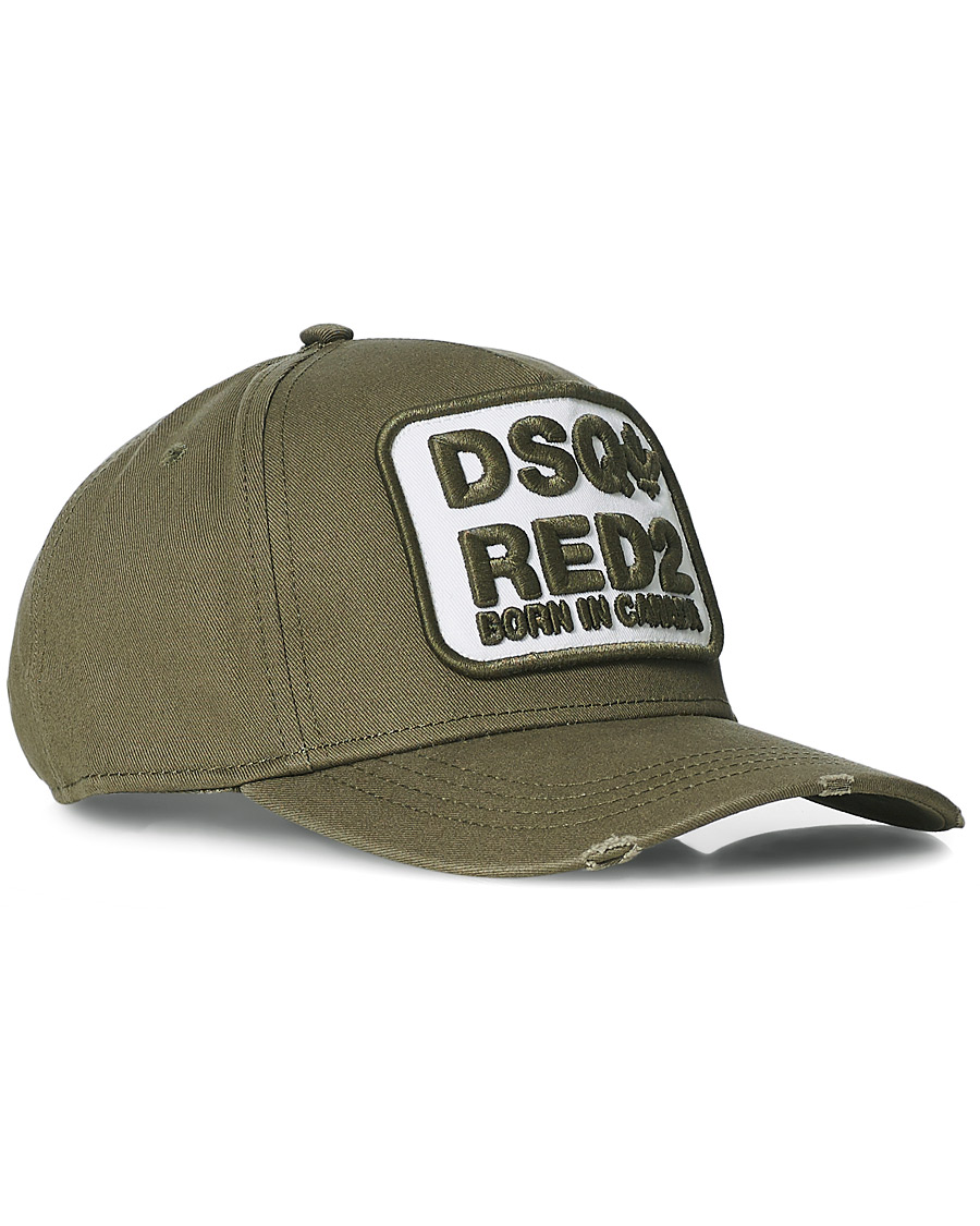 Homme | Dsquared2 Patch Baseball Cap Military | Dsquared2 | Patch Baseball Cap Military