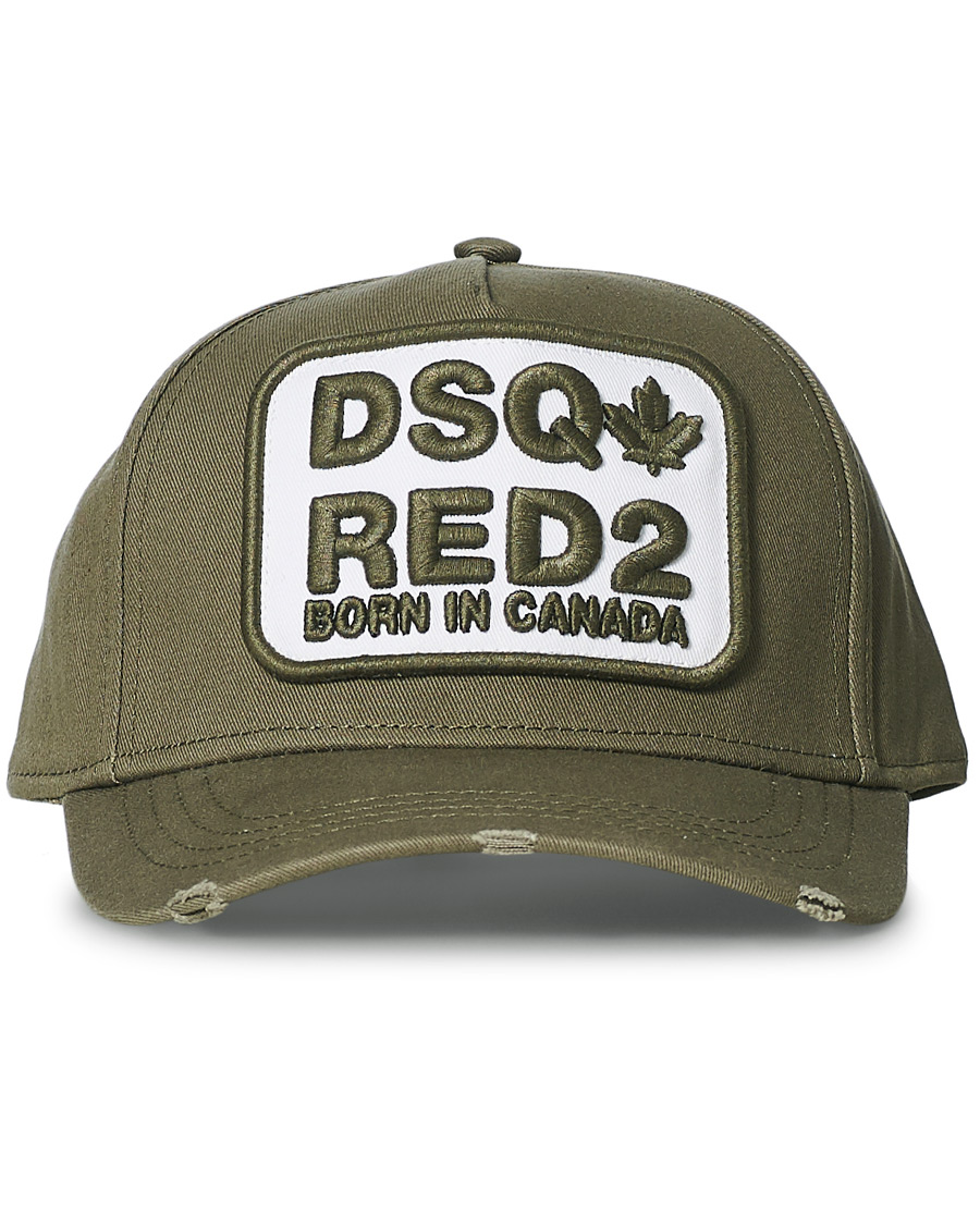 Homme | Dsquared2 Patch Baseball Cap Military | Dsquared2 | Patch Baseball Cap Military